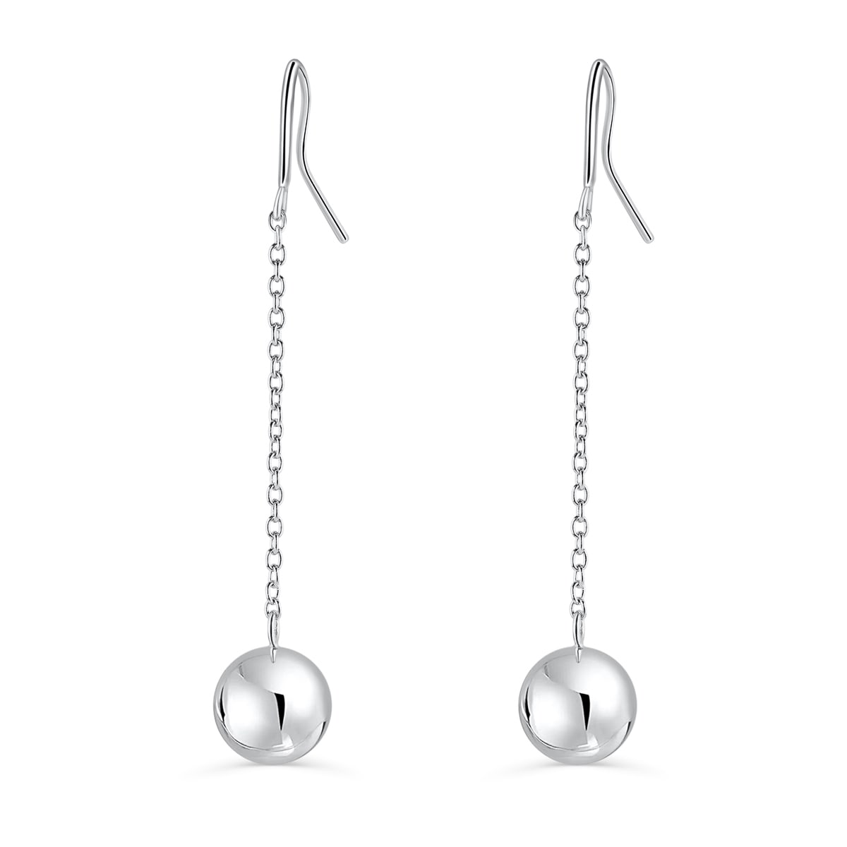 Pearich Sterling Silver Ball Earrings