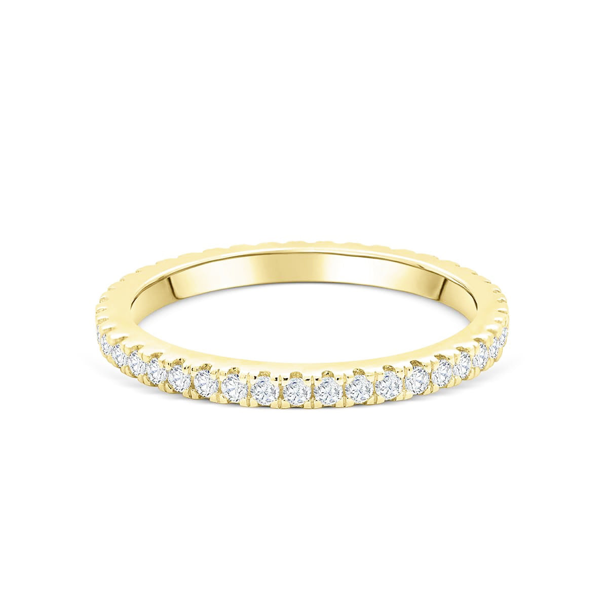 Pearich Gold Stackable Eternity Band Ring