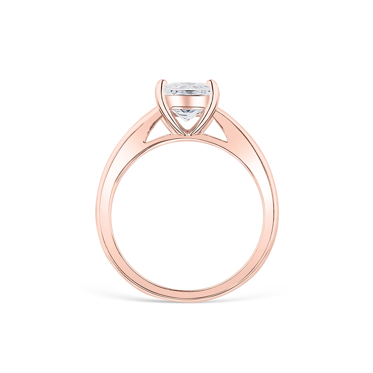 Pearich Rose Gold Princess EngageMent Ring