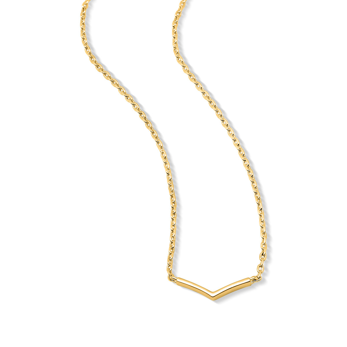 Pearich 18k Rose Gold Chain Necklace