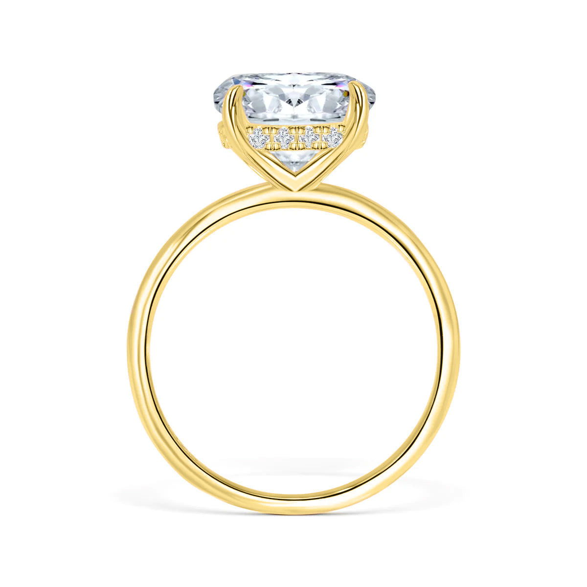 Pearich Gold Round Cut Ring