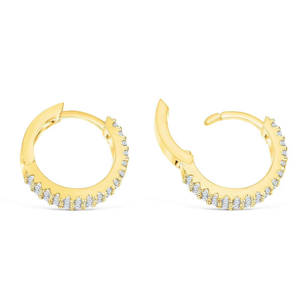 Pearich Gold Hoop Earrings