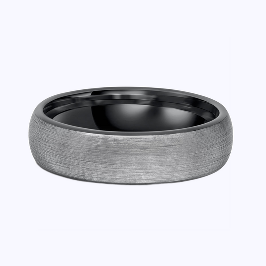 Pearich Black  Tungsten Band Ring