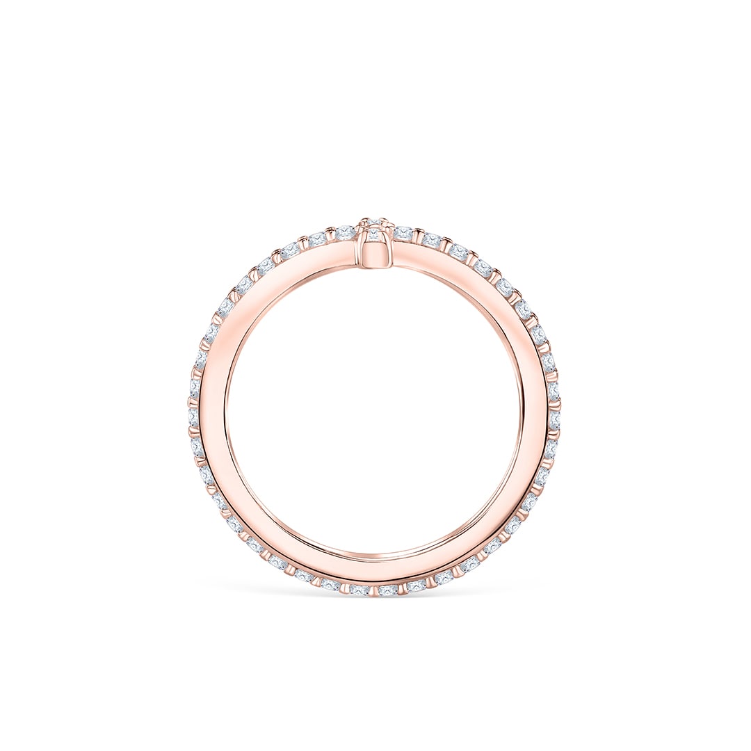 Pearich Rose Gold Eternity Band Ring