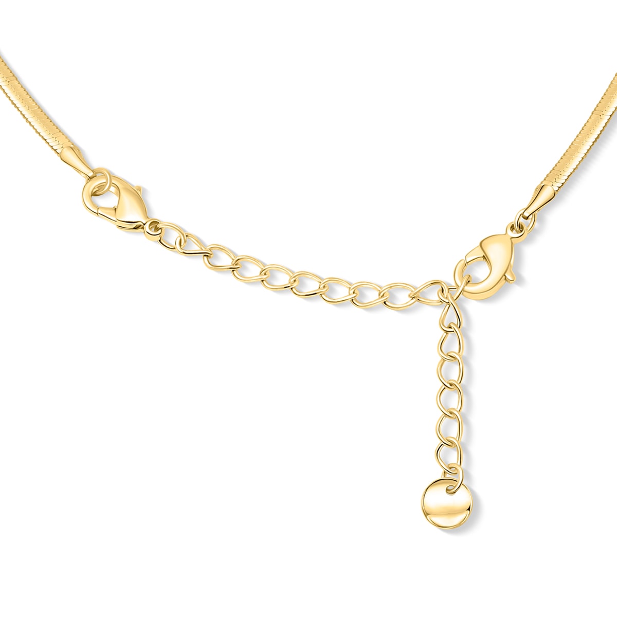 Pearich Gold Chain Snake  Necklace