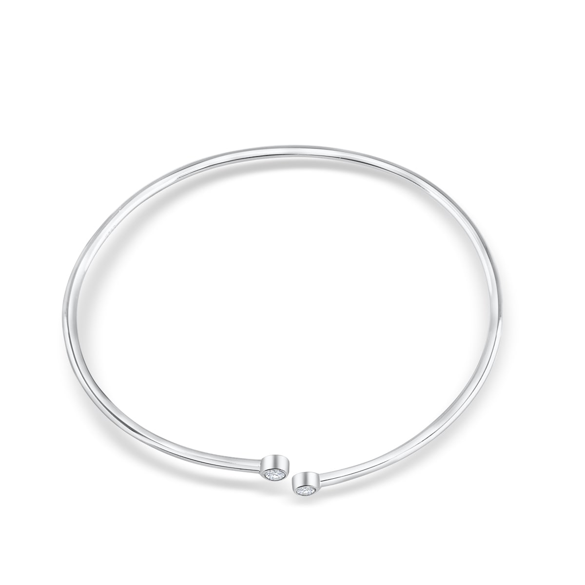 Pearich Sterling Silver Open Bangle