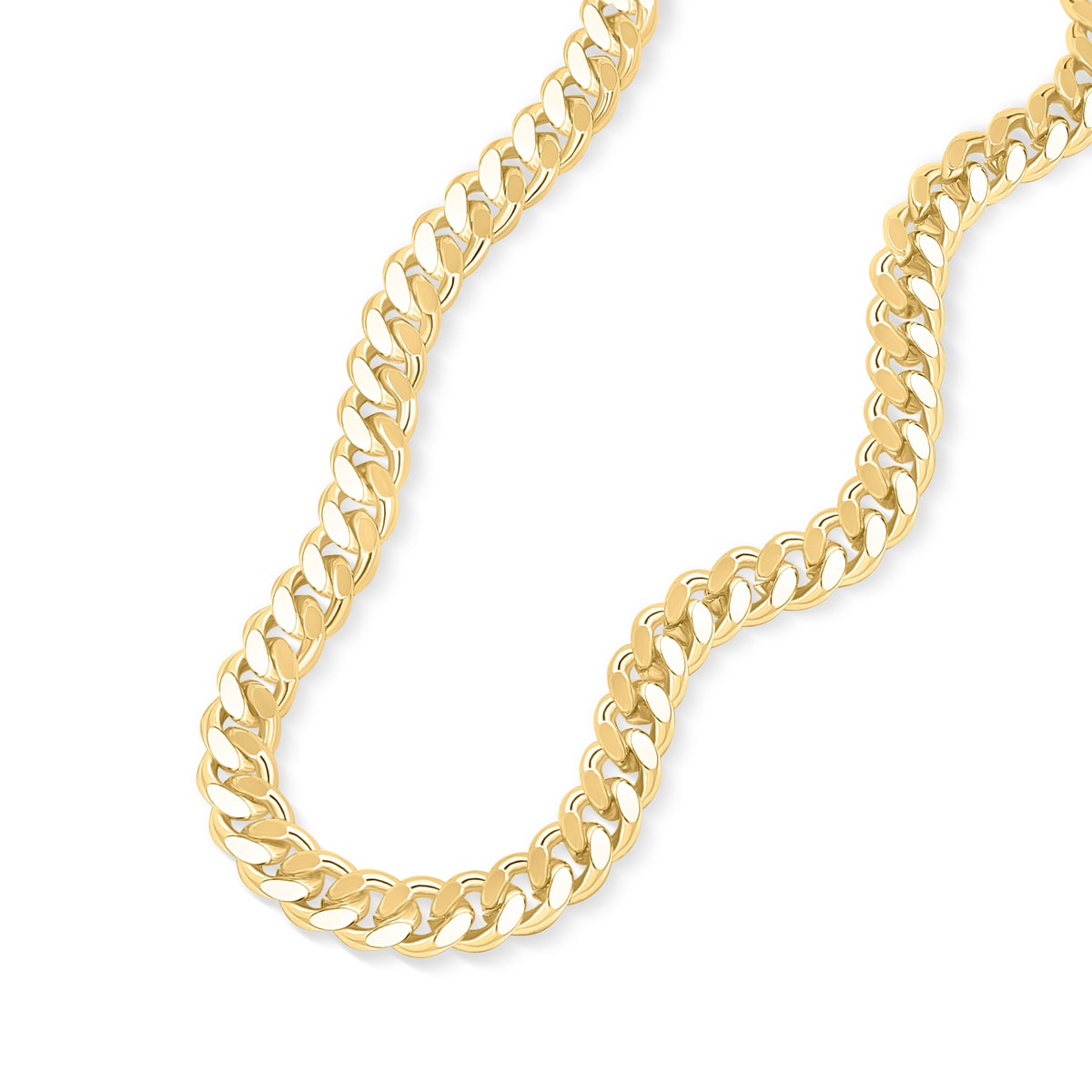 Pearich Gold Cuban Chain Link Necklace