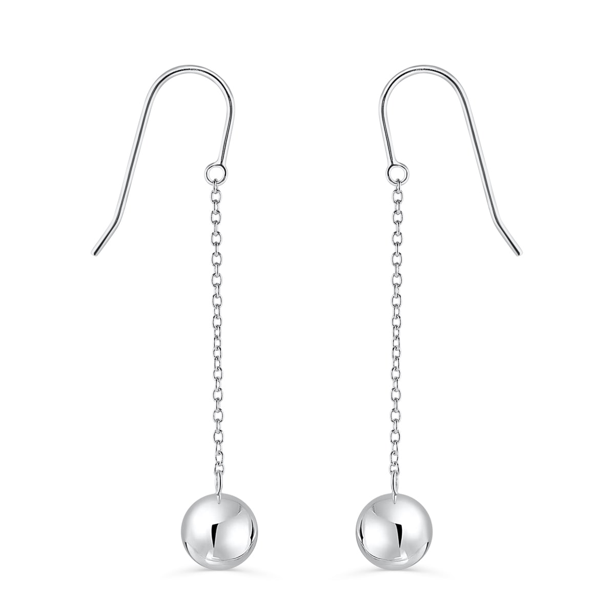 Pearich Sterling Silver Ball Earrings