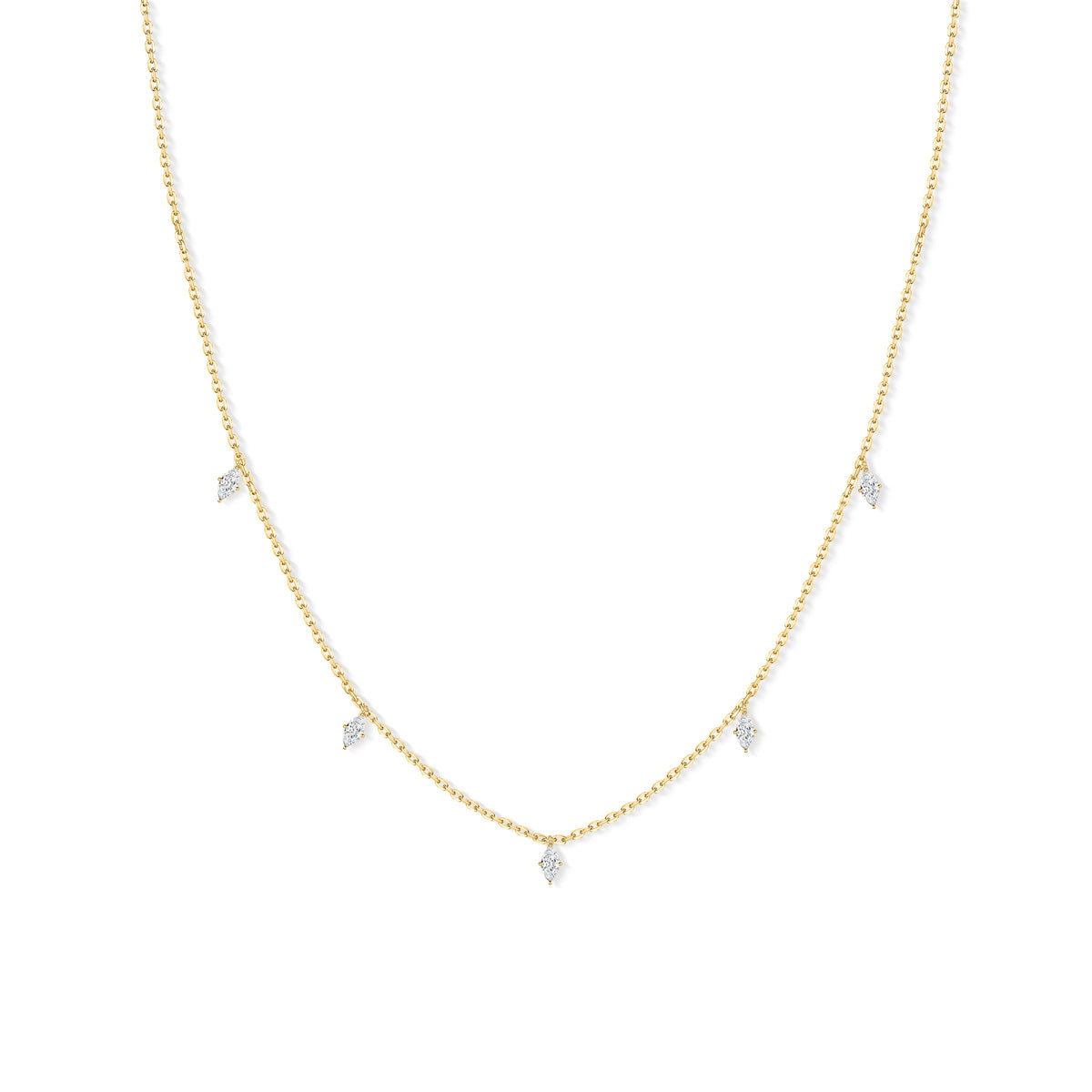 Pearich Rose Gold Dainty Necklace