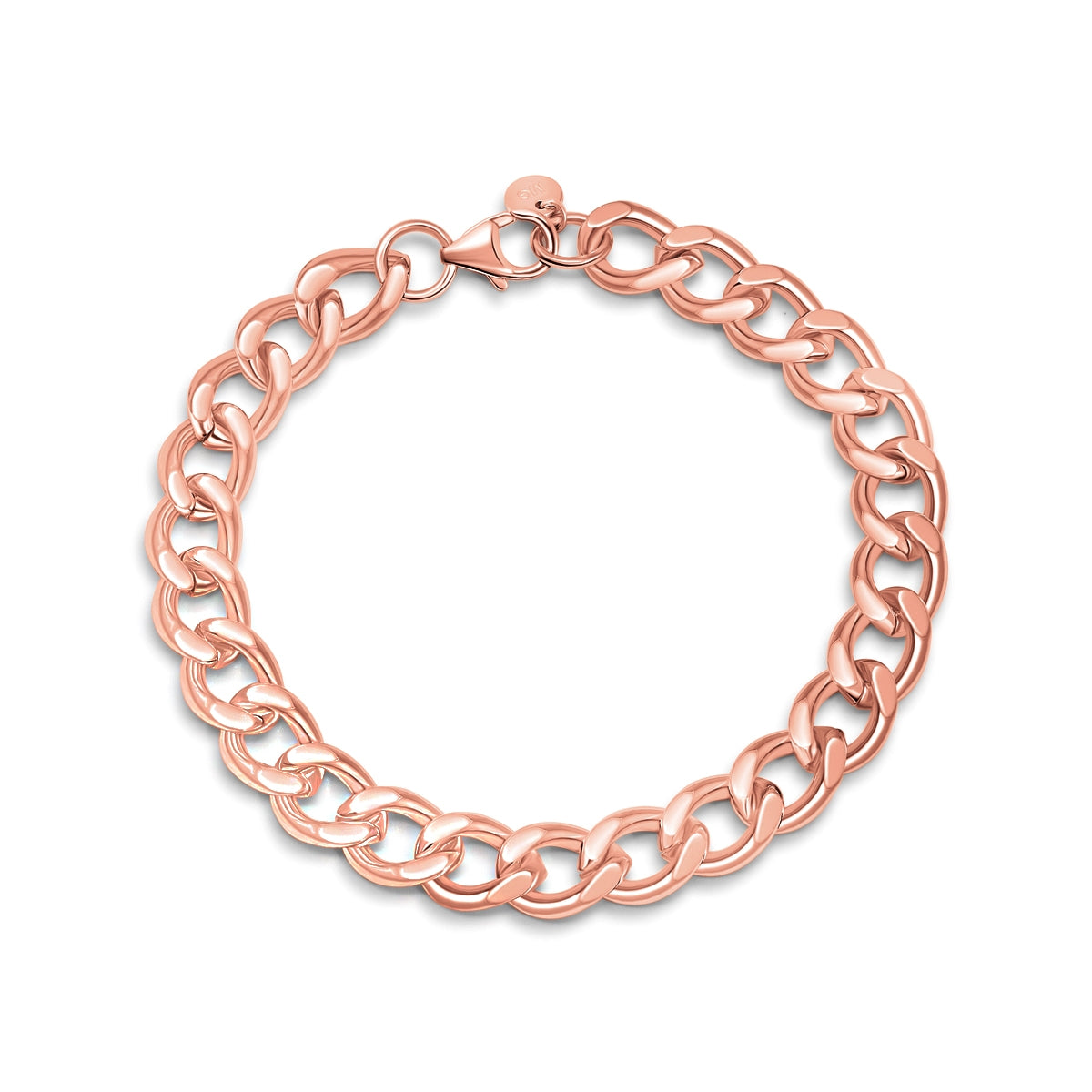 Pearich 18K Cuban Bracelets- Rose Gold