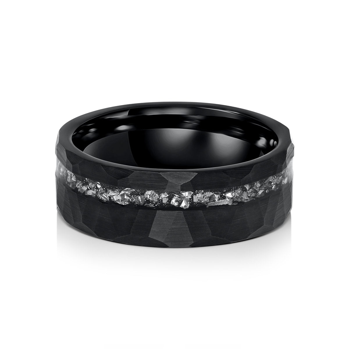 Pearich Black Irregular Cut Ring