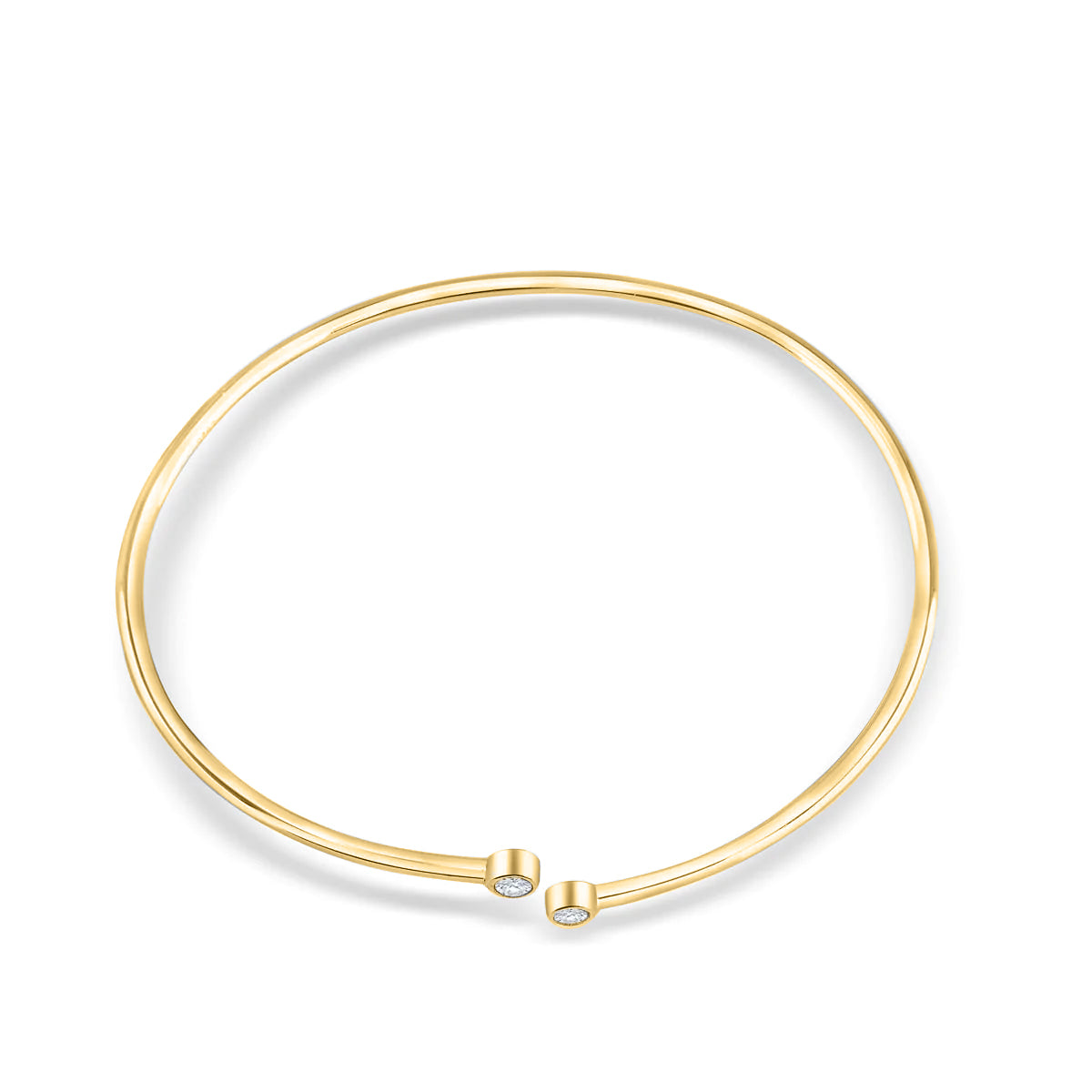 Pearich Gold Open Bangle Bracelet