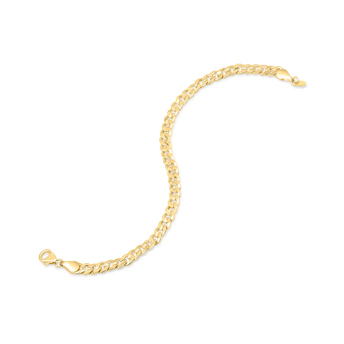 Pearich Gold Cuban Link Bracelet