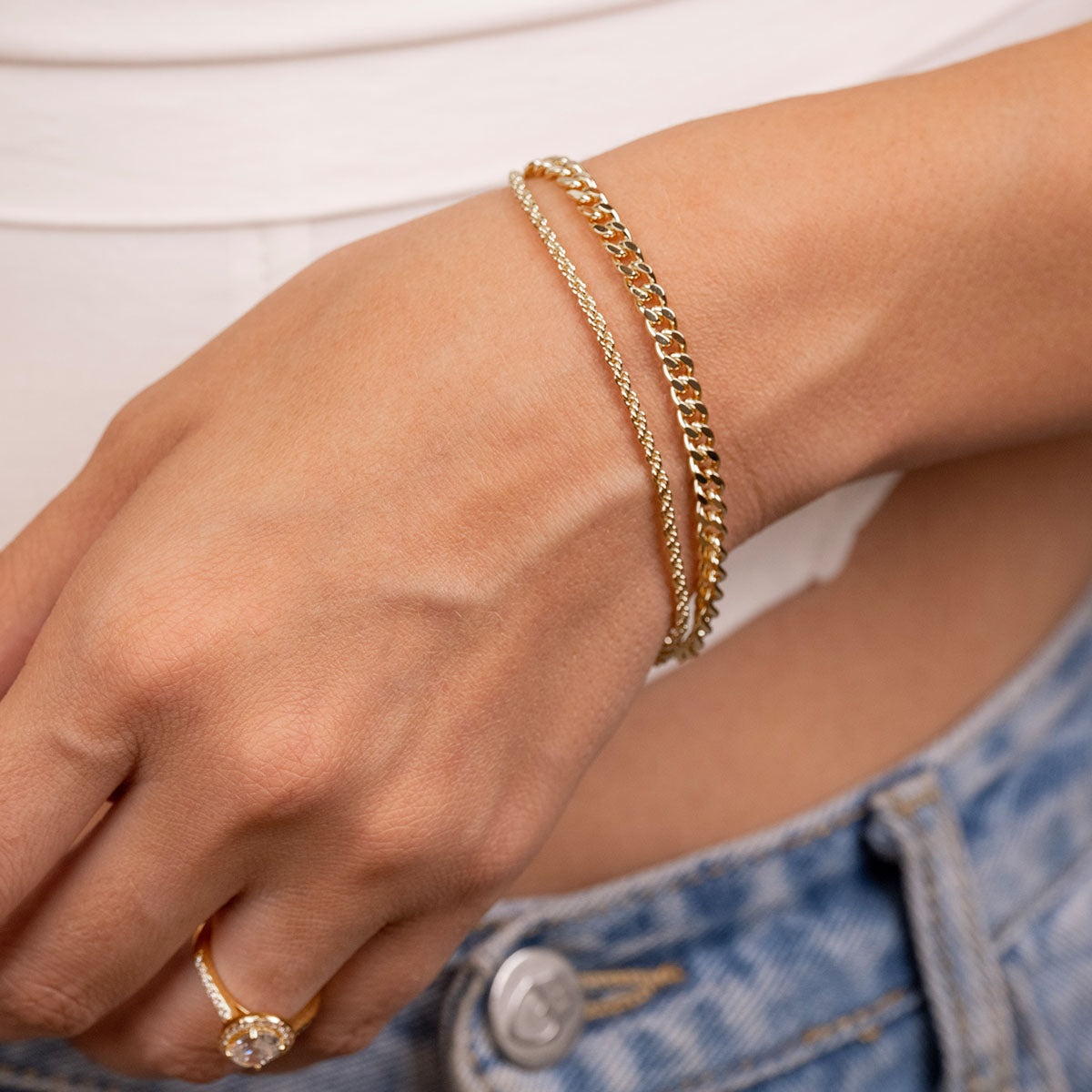 Pearich Gold 18k Gold Twist Bracelet