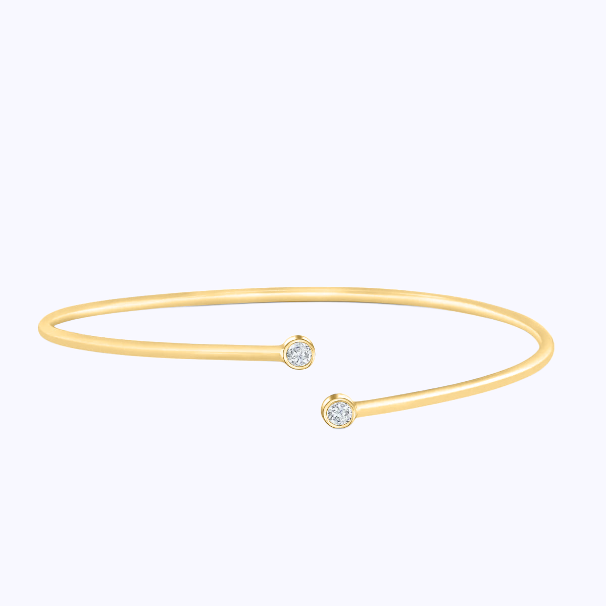 Pearich Gold Open Bangle Bracelet