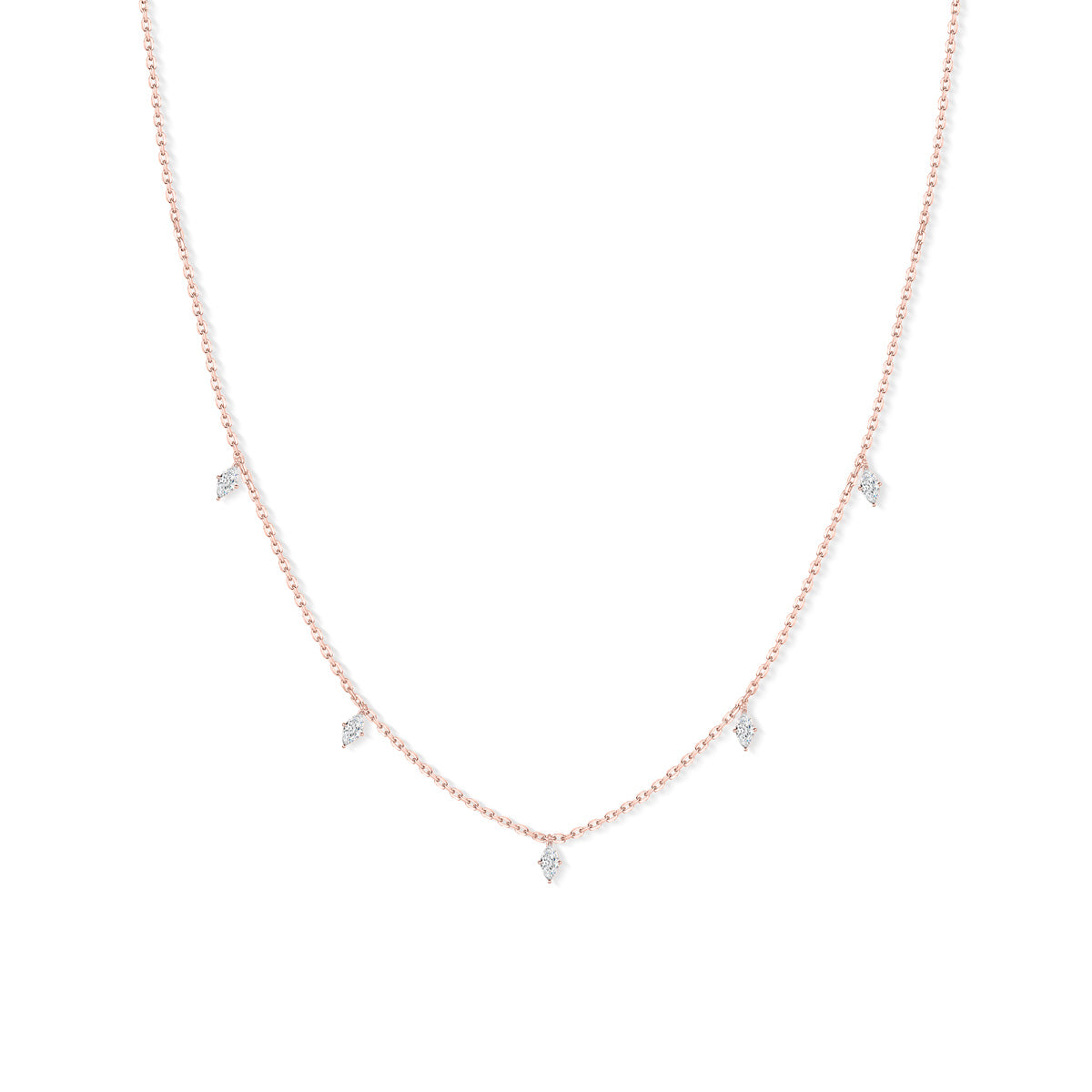 Pearich Rose Gold Dainty Necklace