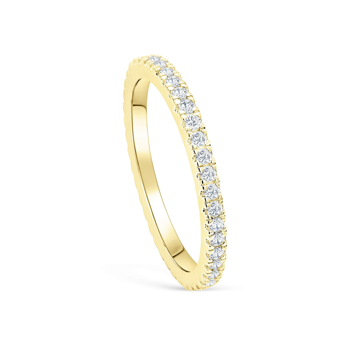 Pearich Gold Stackable Eternity Band Ring