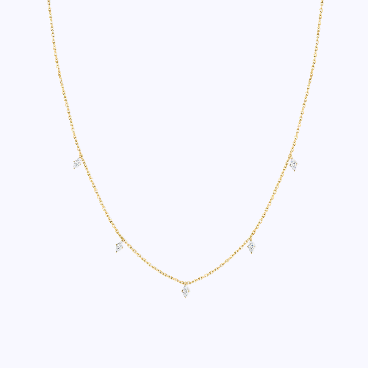 Pearich Rose Gold Dainty Necklace