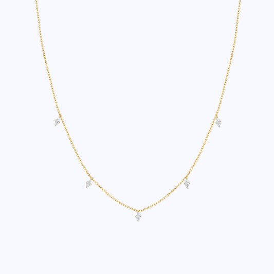 Pearich Rose Gold Dainty Necklace