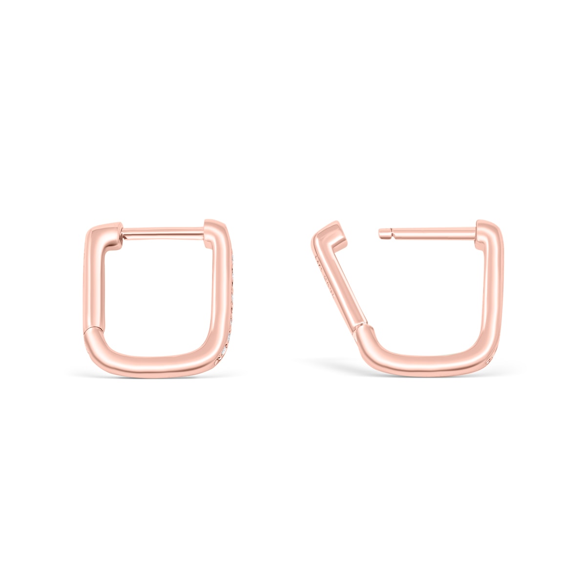 Pearich Gold Twist Hoop Earrings