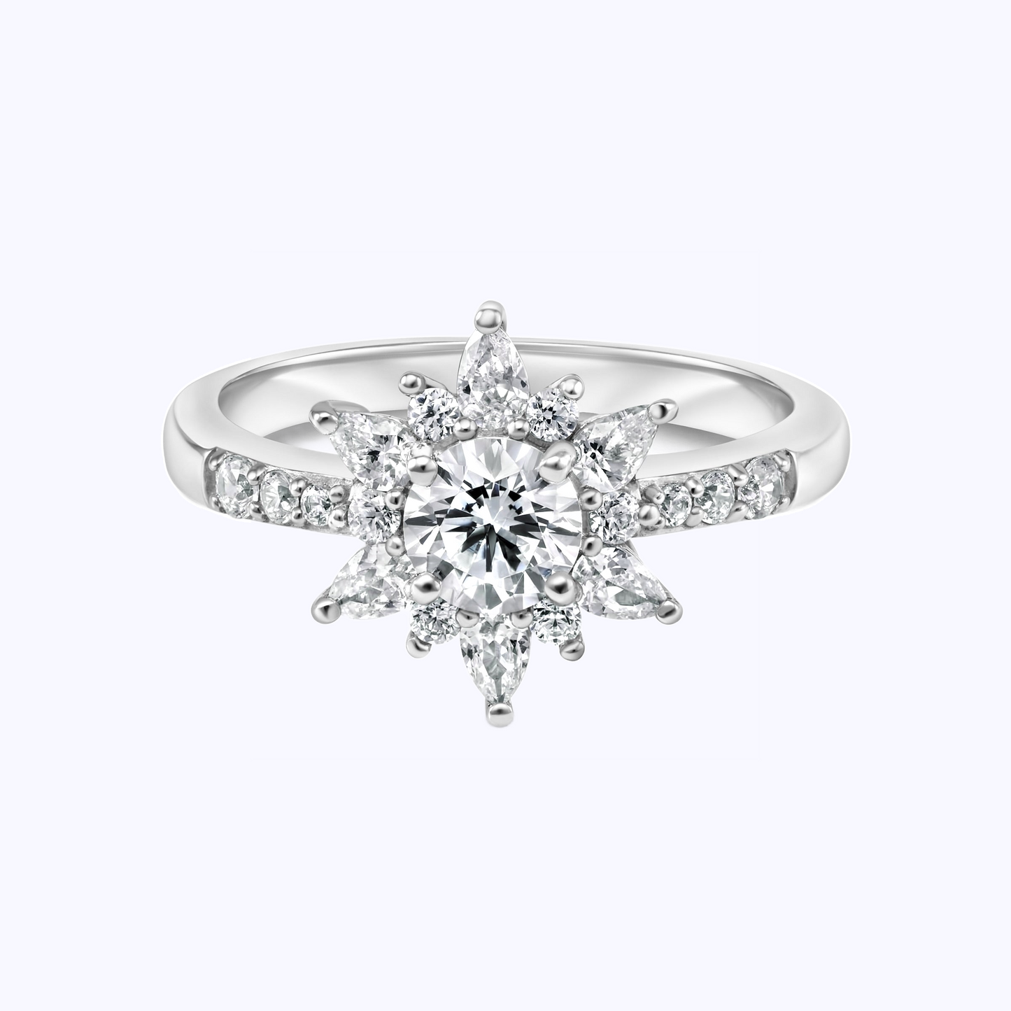 Pearich 925 Sterling Silver EngageMent Ring