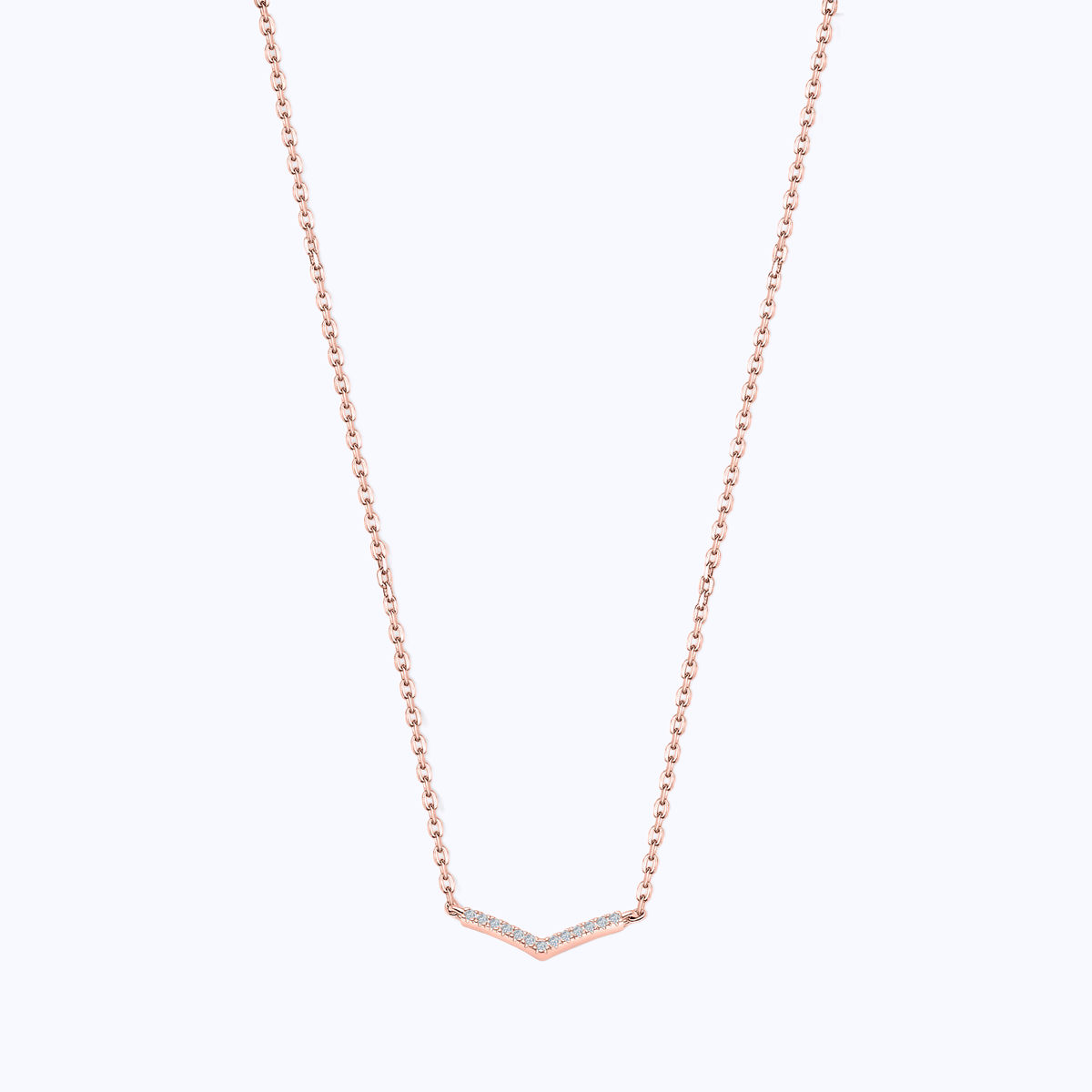 Pearich Dainty Rose Gold Necklace