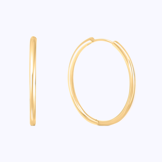 Pearich Gold Hoop Earring