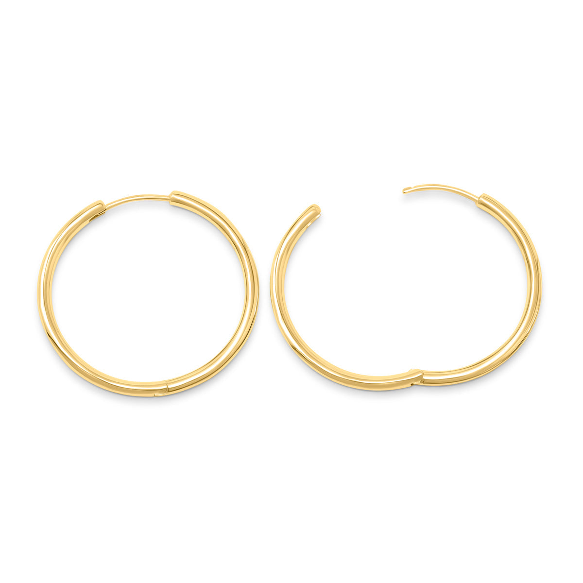 Pearich Gold Hoop Earring