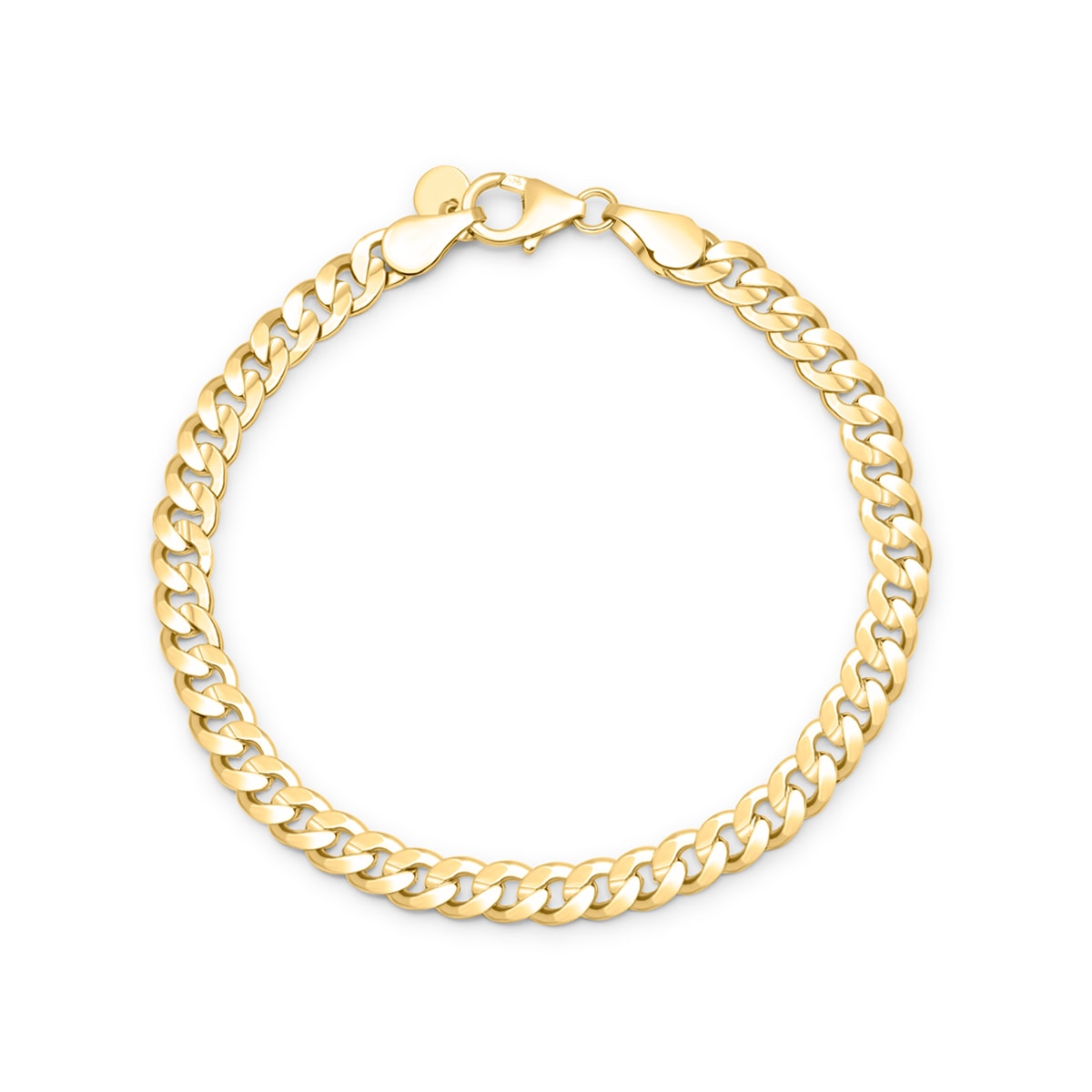 Pearich Gold Cuban Link Bracelet