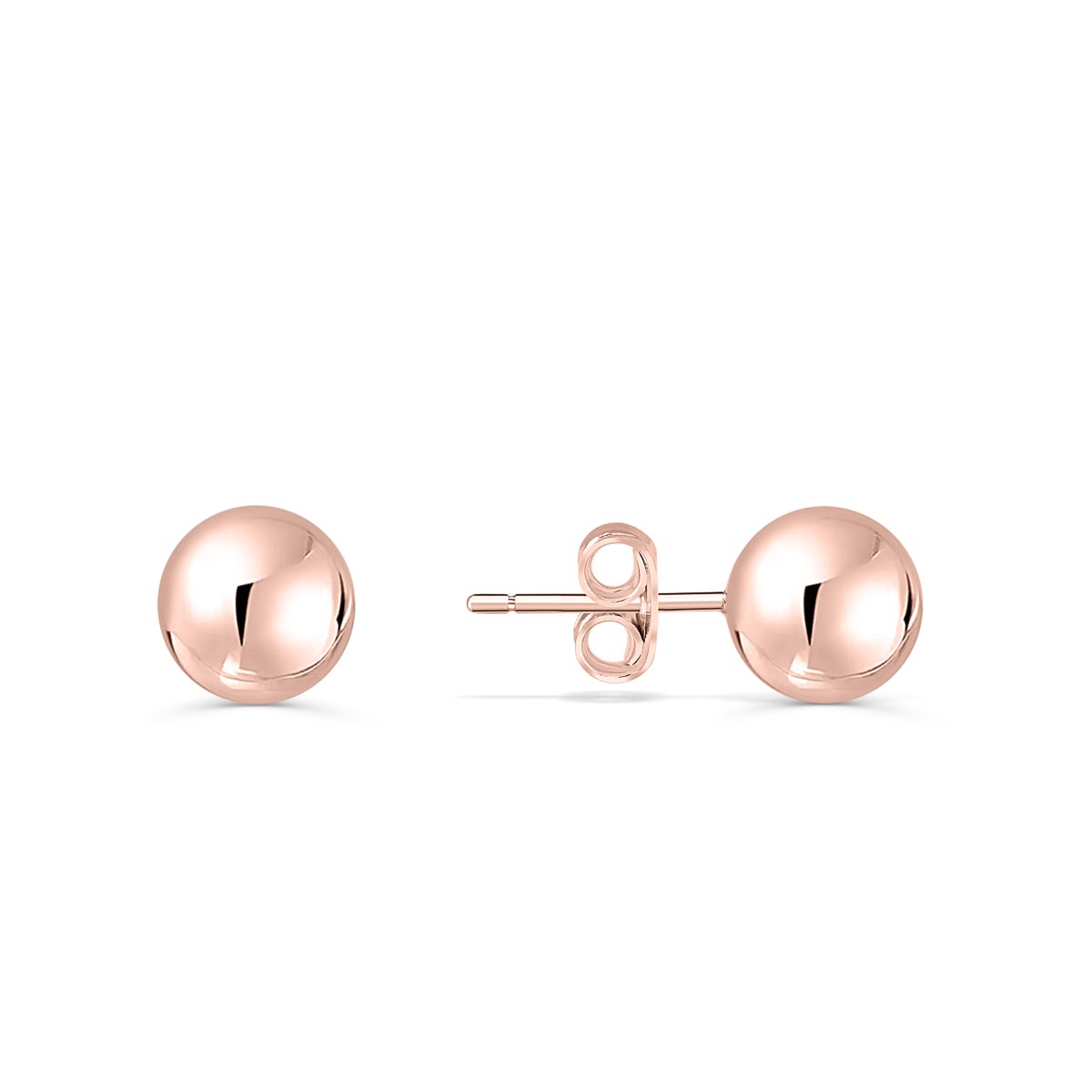 Pearich Rose Gold 18K Stud Earrings