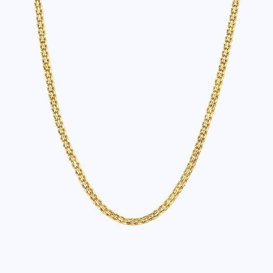 Pearich 18k Gold Rope Necklace