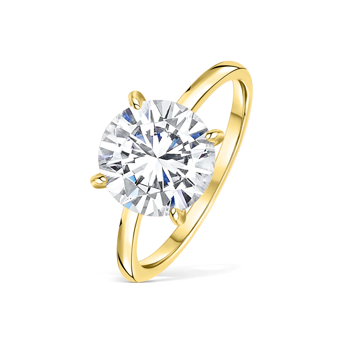 Pearich Gold Round Cut Ring