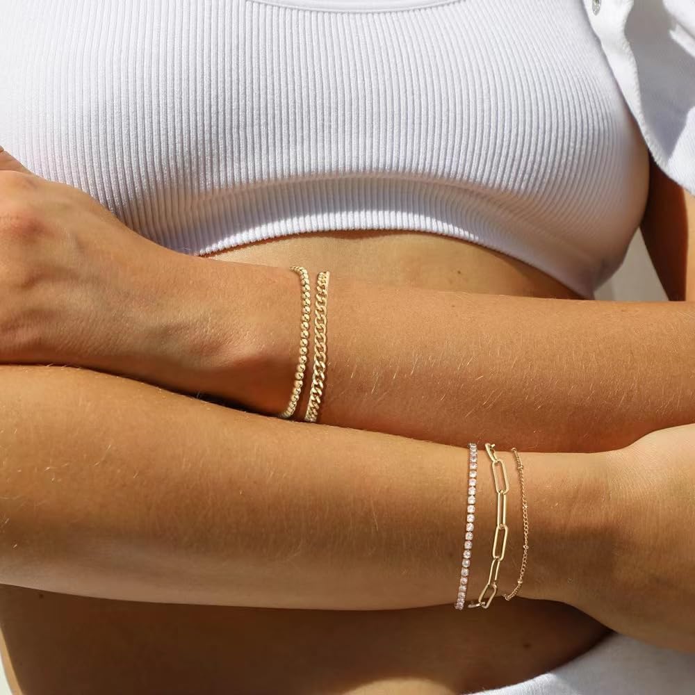 Pearich18K Gold Anklet for Women