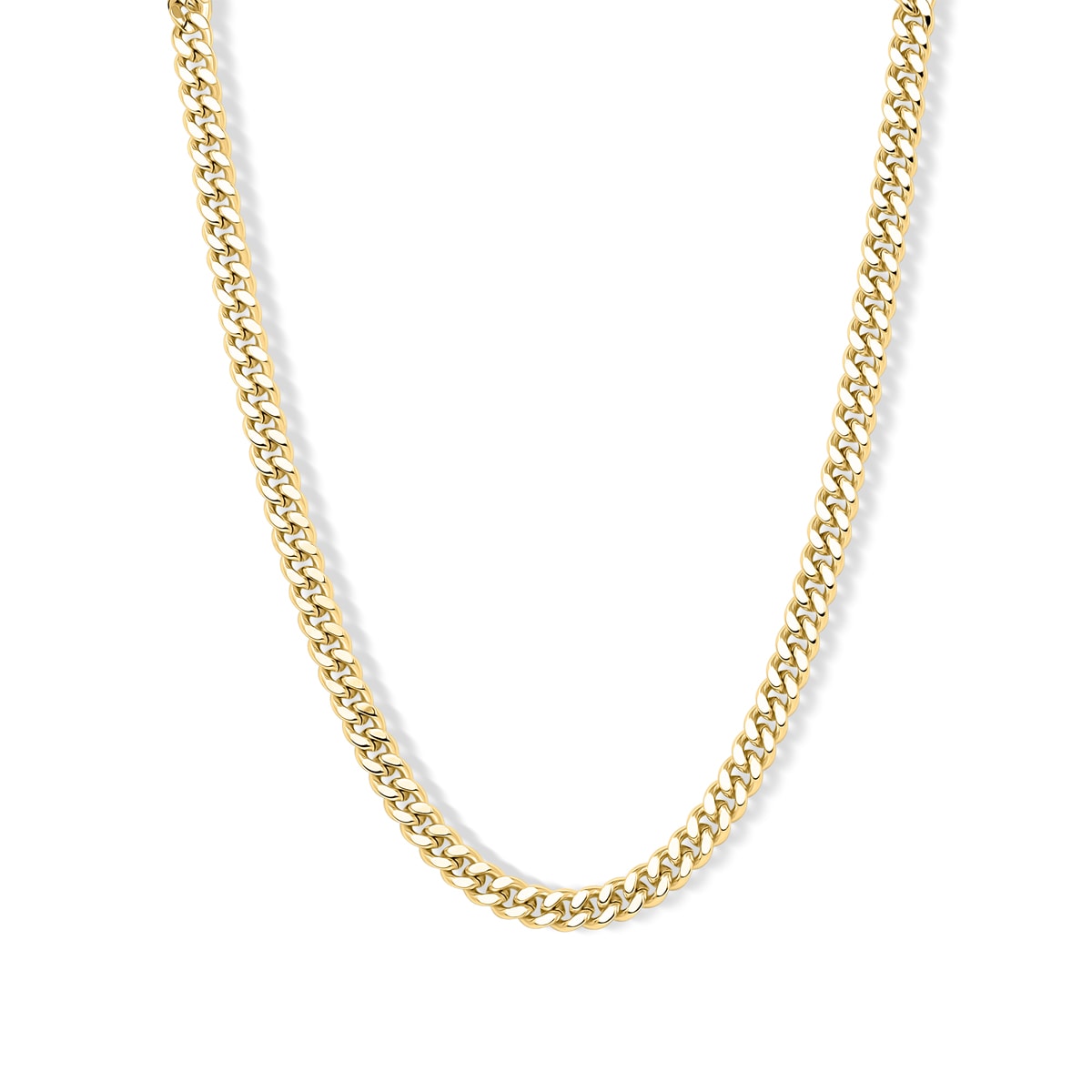 Pearich Gold Cuban Chain Link Necklace