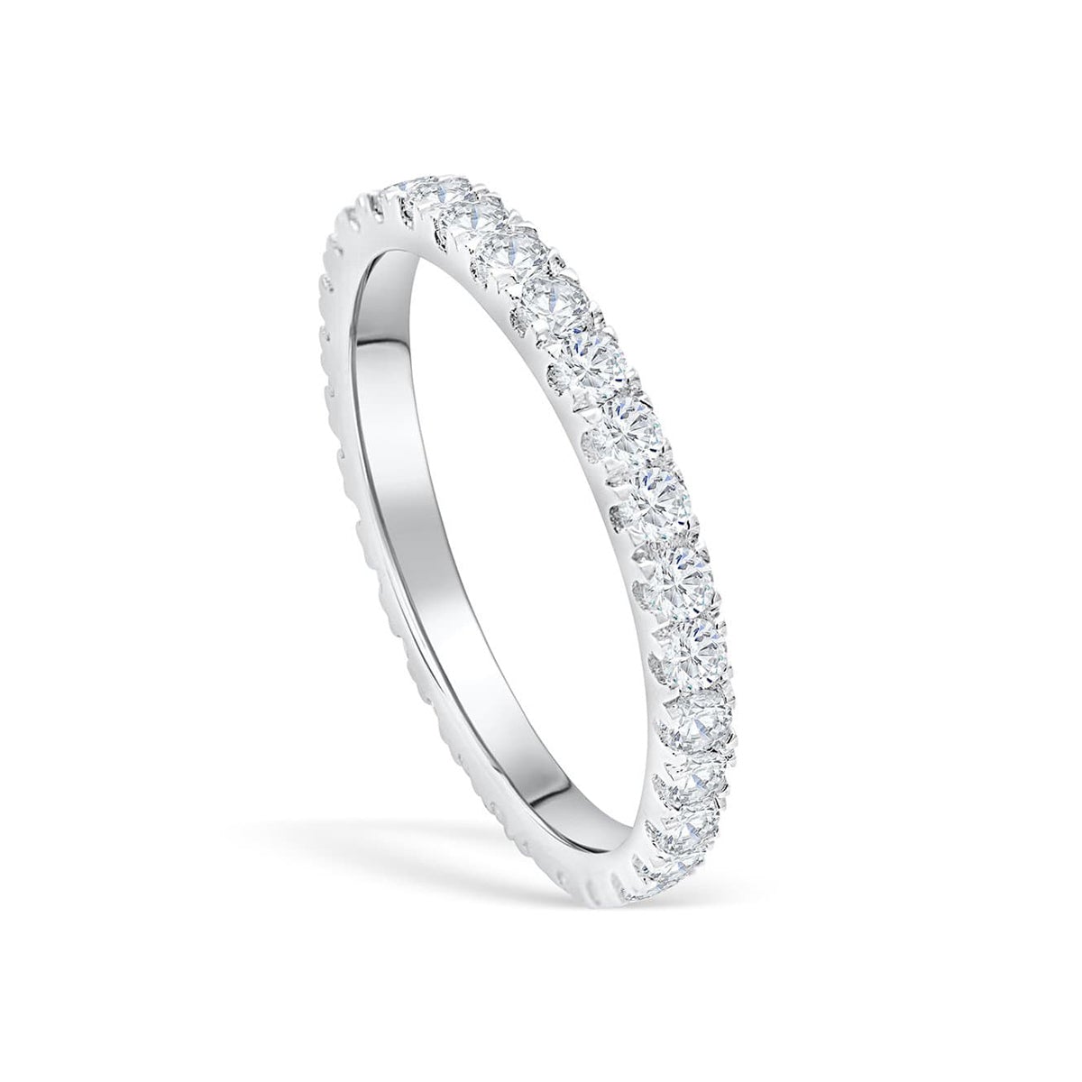 Pearich Eternity EngegaMent Ring - Silver