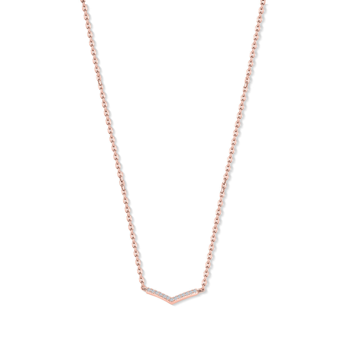 Pearich Dainty Rose Gold Necklace