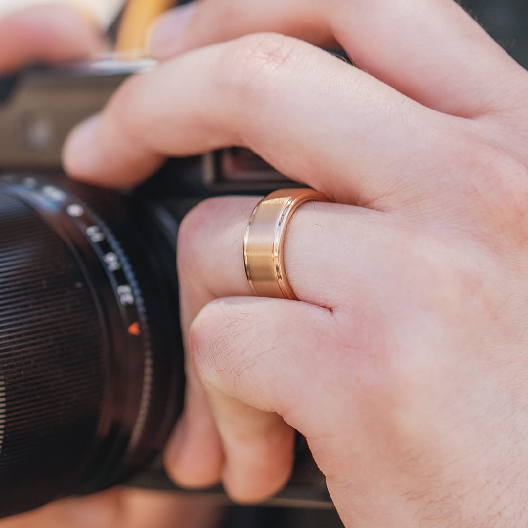 Pearich Rose Gold Band Ring