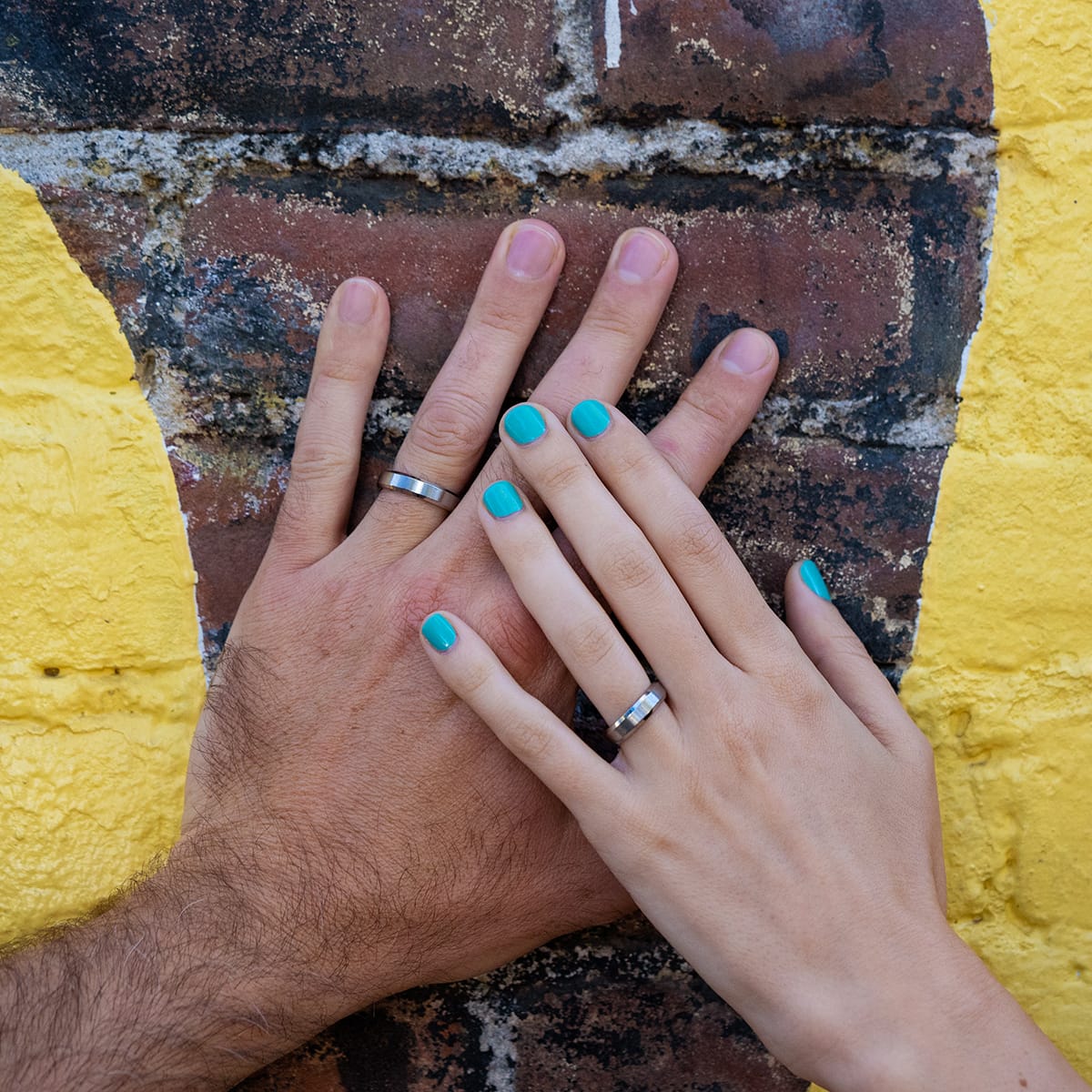 Pearich Brushed Titanium Infinity Ring