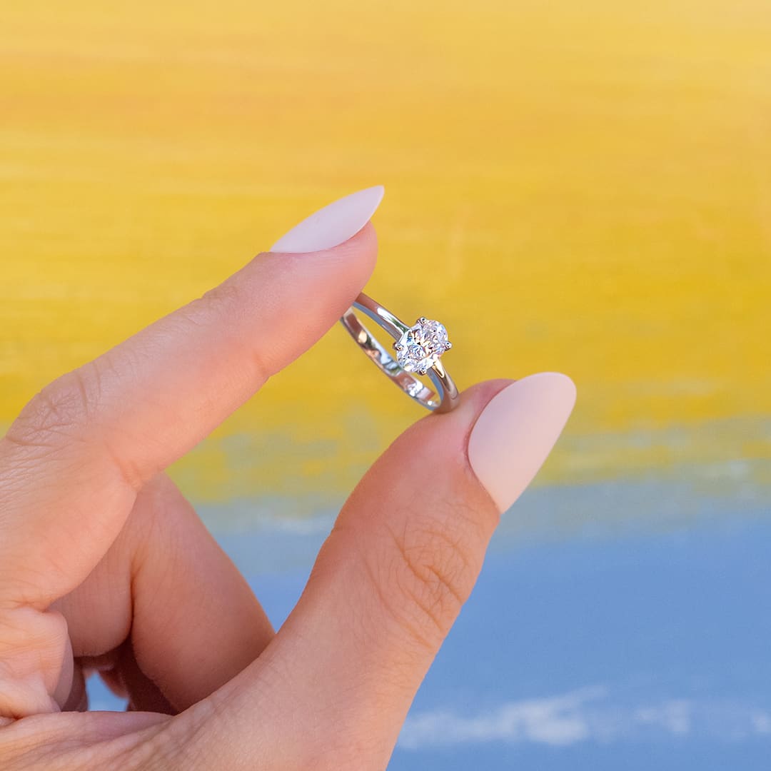 Pearich Dainty Sterling Silver Ring