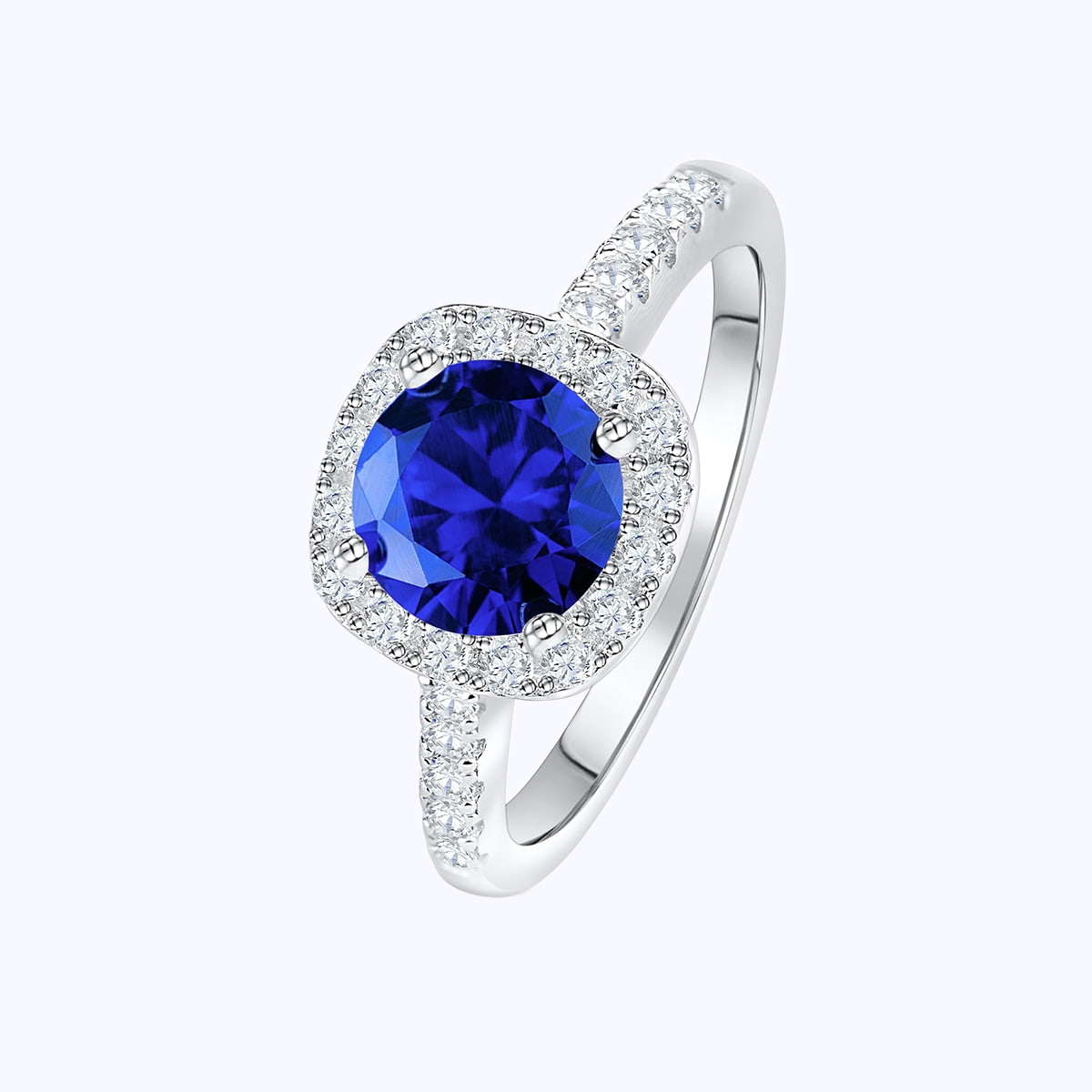 Pearich Halo EngageMent Ring