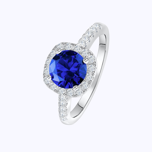 Pearich Halo EngageMent Ring