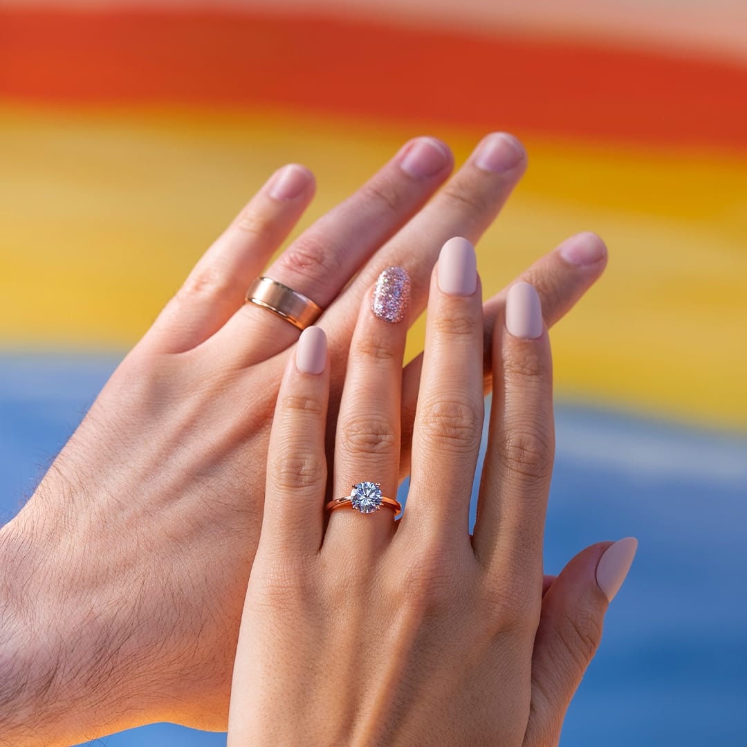 Pearich Rose Gold Band Ring