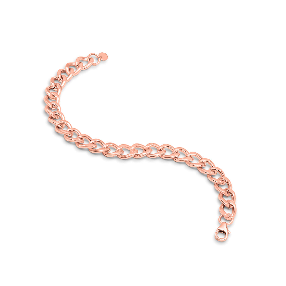 Pearich 18K Cuban Bracelets- Rose Gold