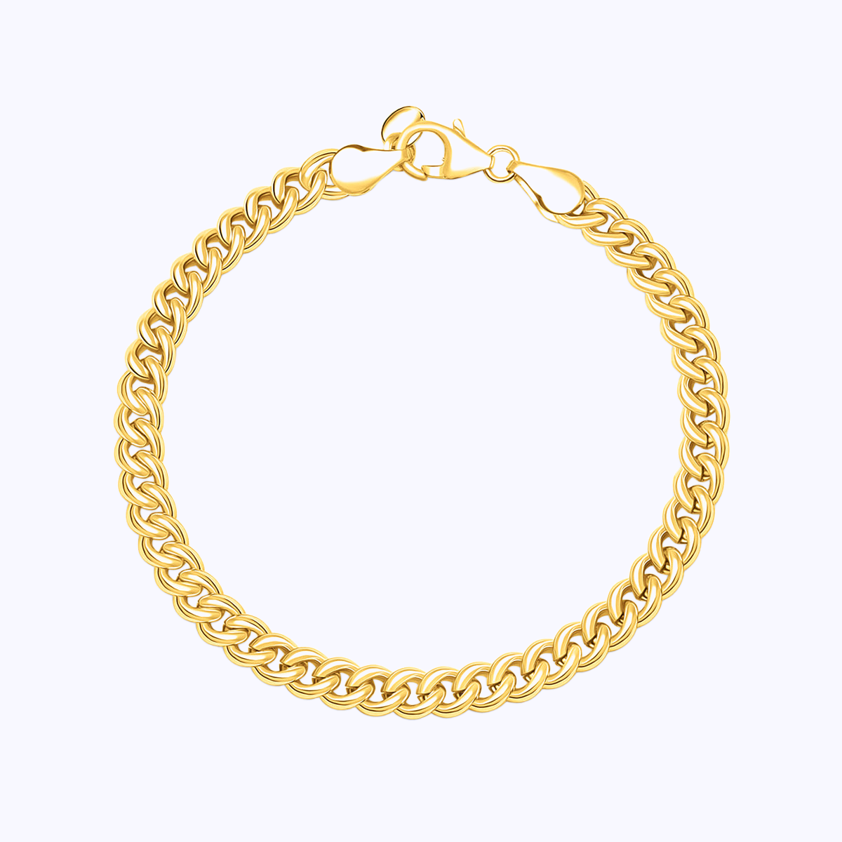 Pearich Gold Classic Cuban Link Bracelet