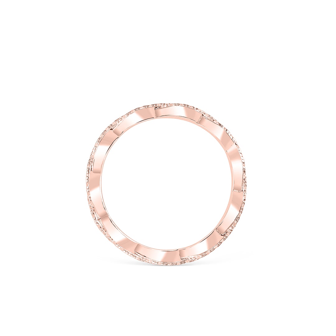 Pearich Rose Gold Eternity Band Ring