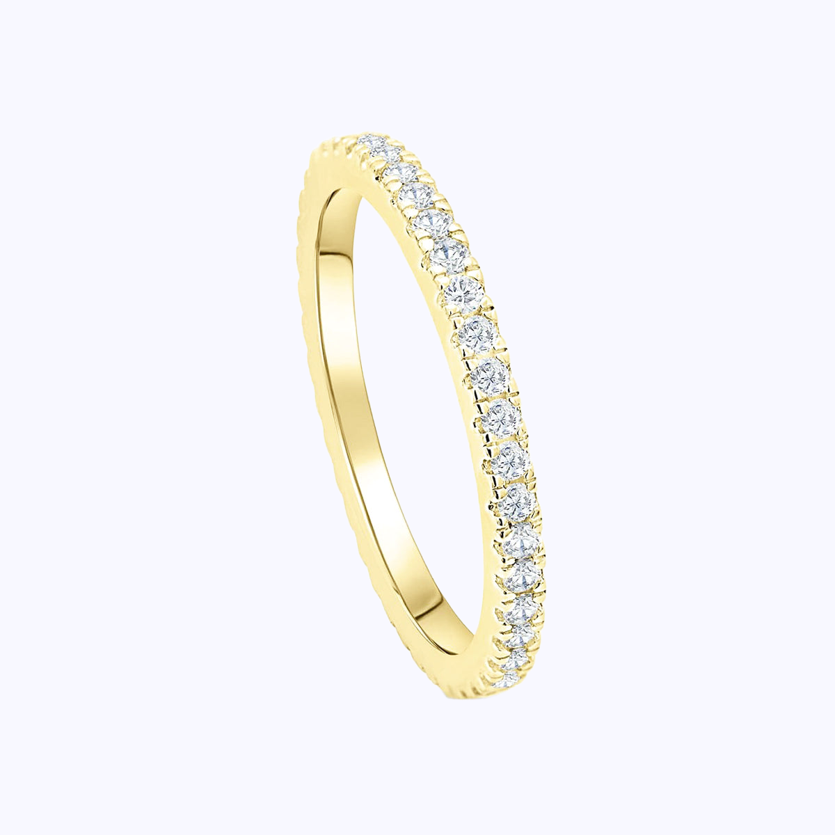 Pearich Gold Stackable Eternity Band Ring