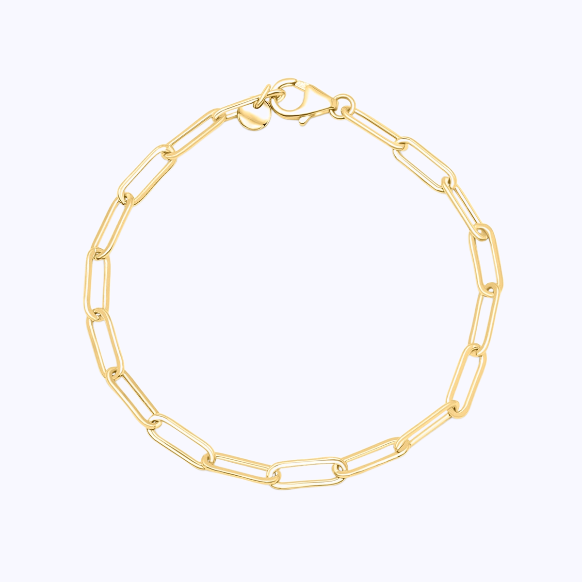 Pearich 18k Gold Chain Link Bracelet