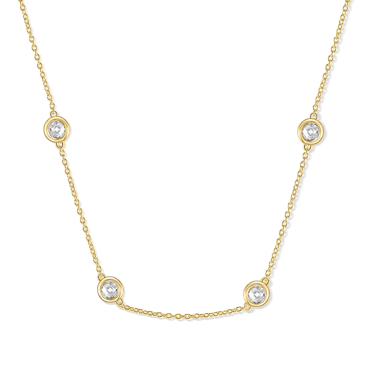 Pearich 18k Gold Chain Necklace