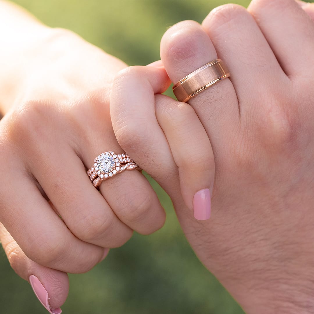 Pearich Rose Gold Band Ring