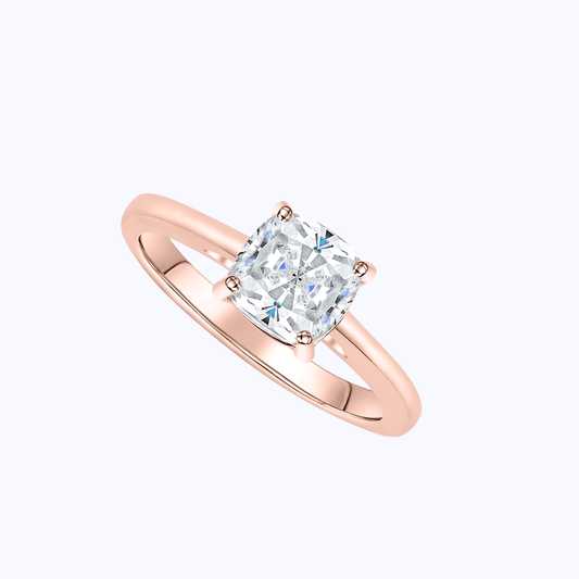 Pearich Rose Gold Princess EngageMent Ring